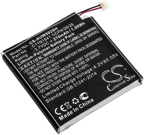 Batteri til Asus 0B200-01760100,C11N1541 1ICP4/26/25 270 mAh