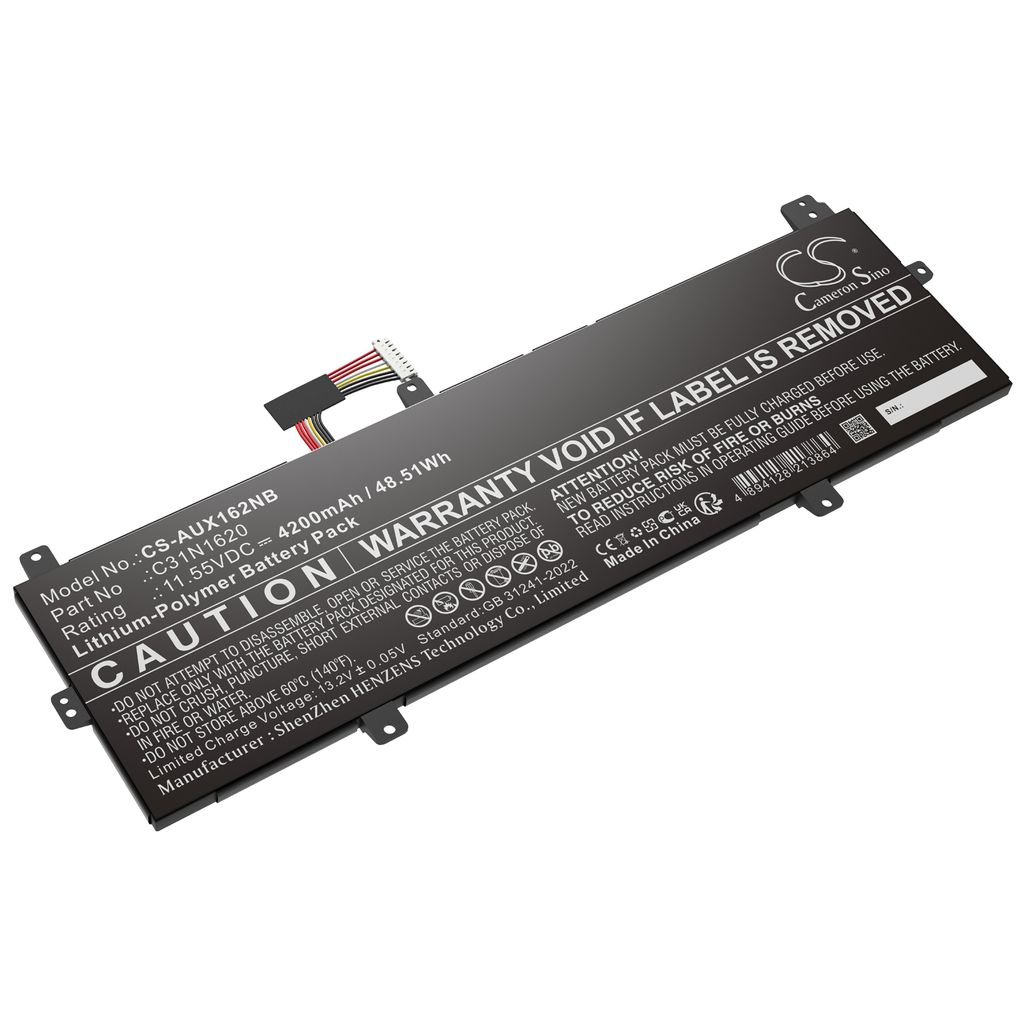 Batteri til Asus 0B200-02370000,0B200-02370100,0B200-02370200,0B200-02860000,0B200-02860200,3ICP5/70/81,B0B200-023700 4200 mAh
