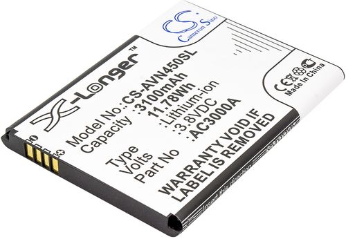 Batteri til Archos AC3000A,AC3000B 3100 mAh