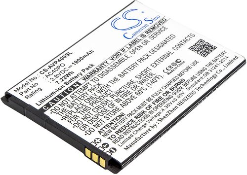 Batteri til Archos AC40PO,BS975 1900 mAh
