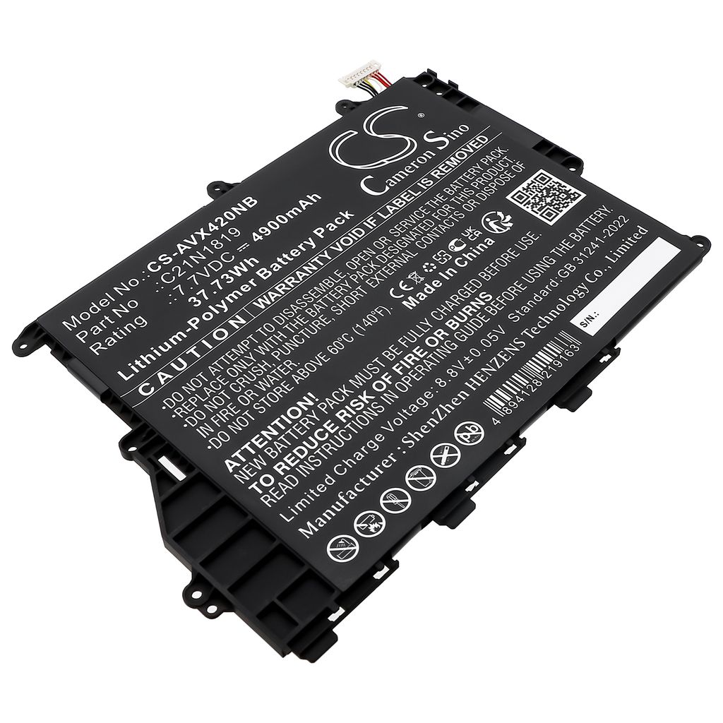 Batteri til Asus 0B200-03200000,C21N1819 4900 mAh