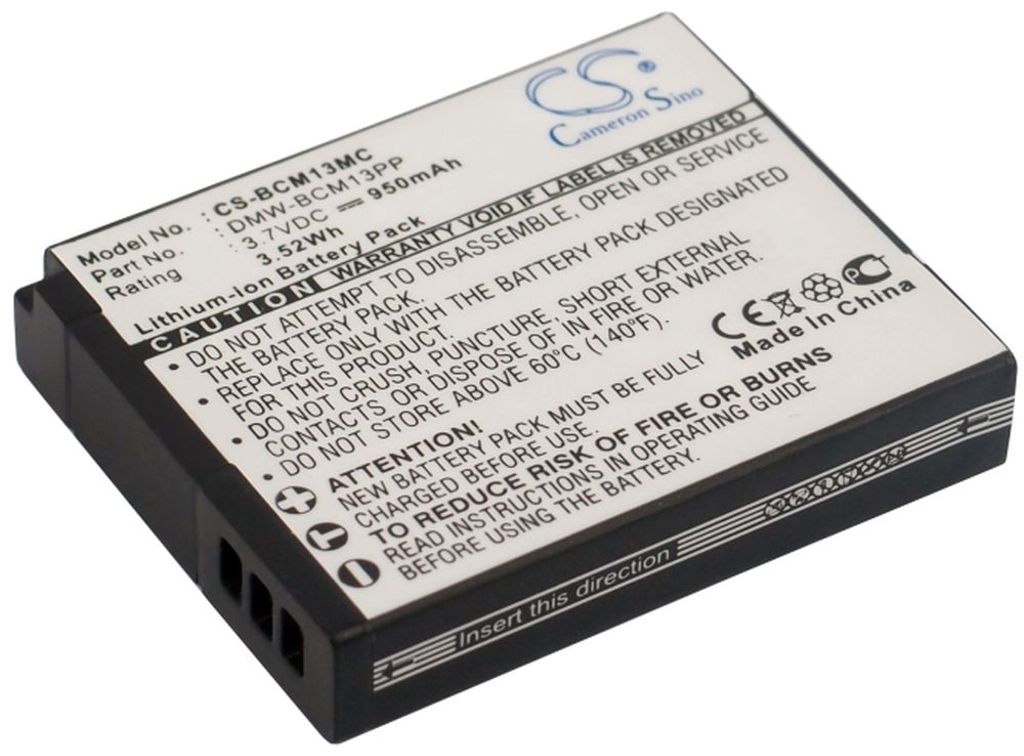 Batteri til Panasonic DMW-BCM13,DMW-BCM13E,DMW-BCM13PP (950mAh)