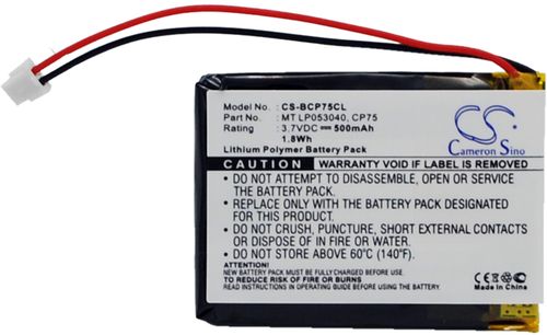 Batteri til iDect MT LP053040 500 mAh