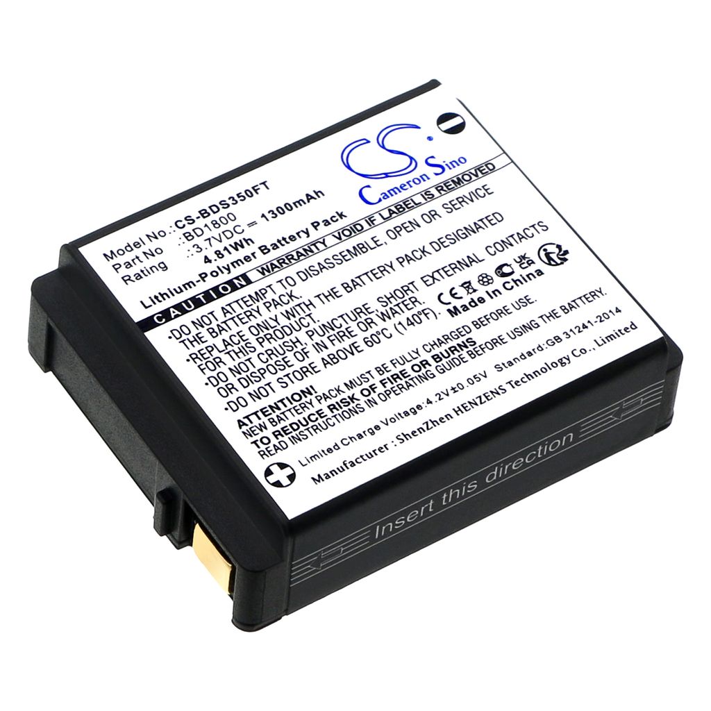 Batteri til Nitecore 1300 mAh