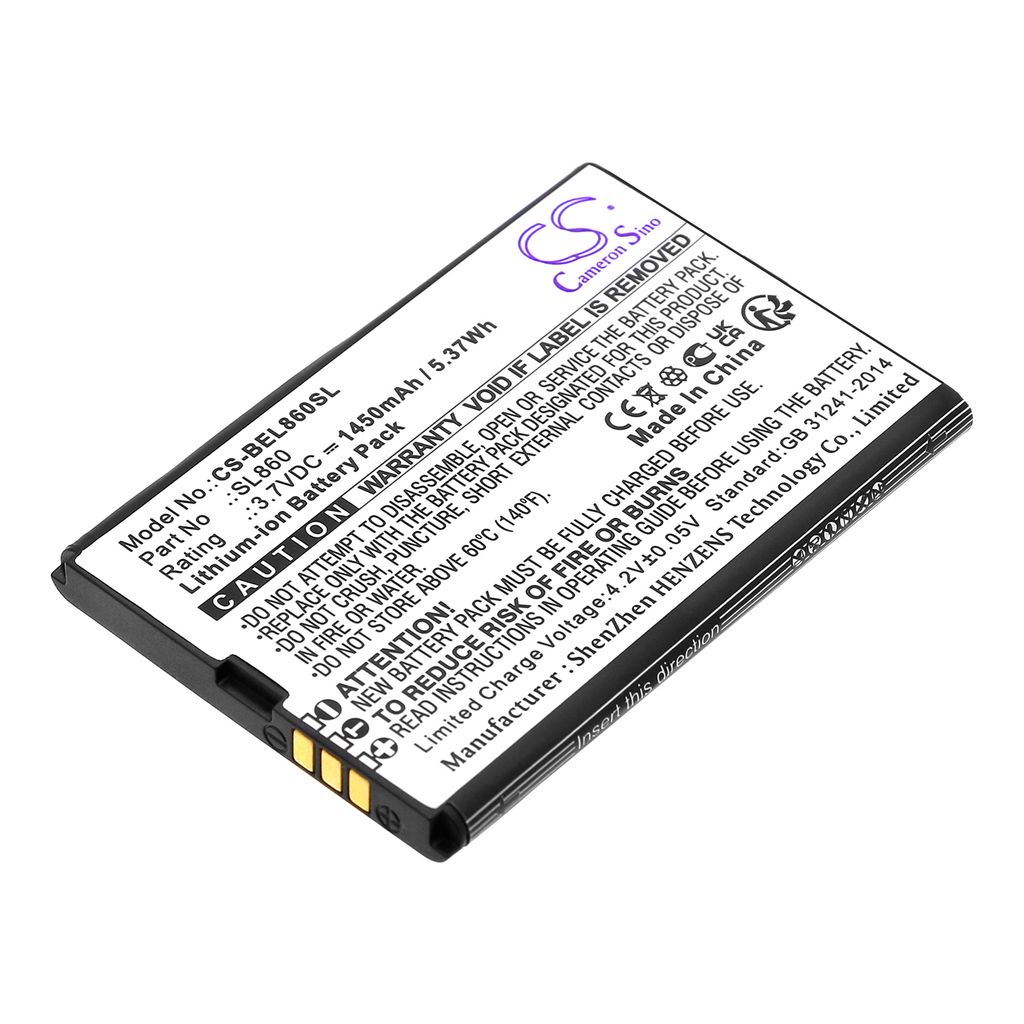 Batteri til Bea-fon SL860 1450 mAh