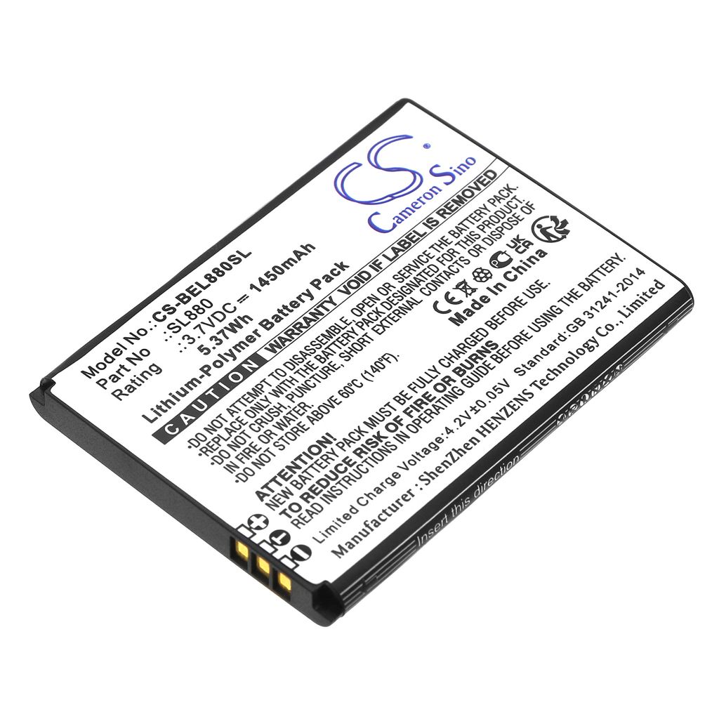 Batteri til Bea-fon SL880 1450 mAh
