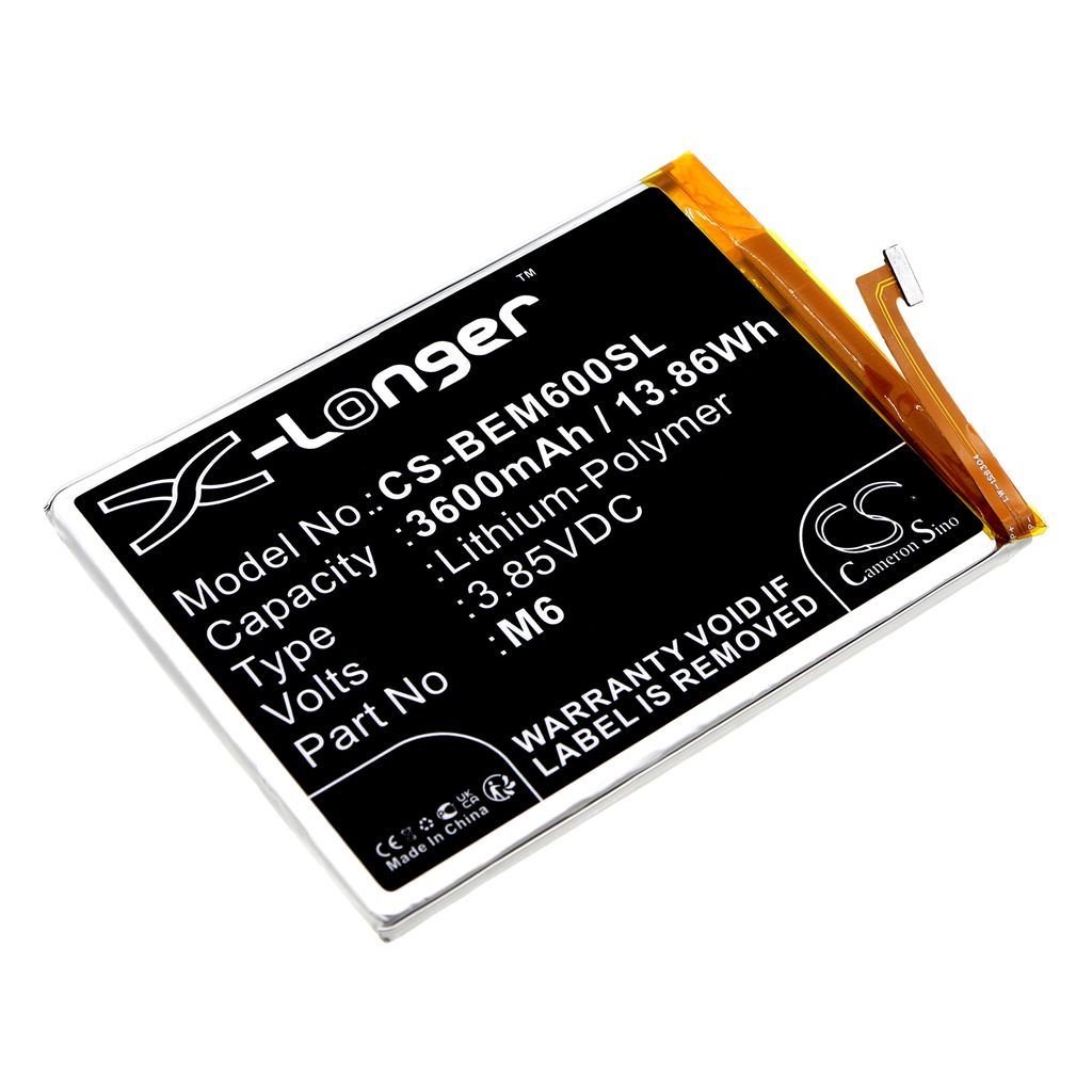 Batteri til Bea-fon M6 3600 mAh