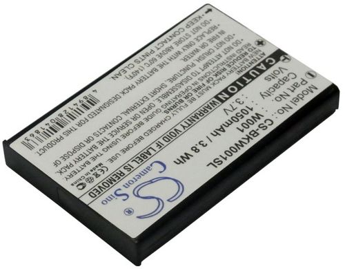 Batteri til Belkin W0001 1050 mAh