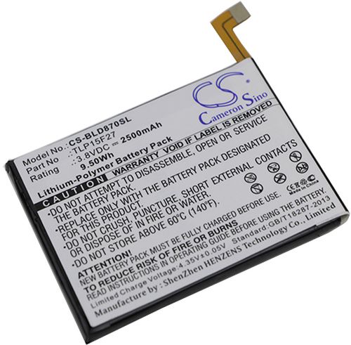 Batteri til BLU TLP15F27 2500 mAh