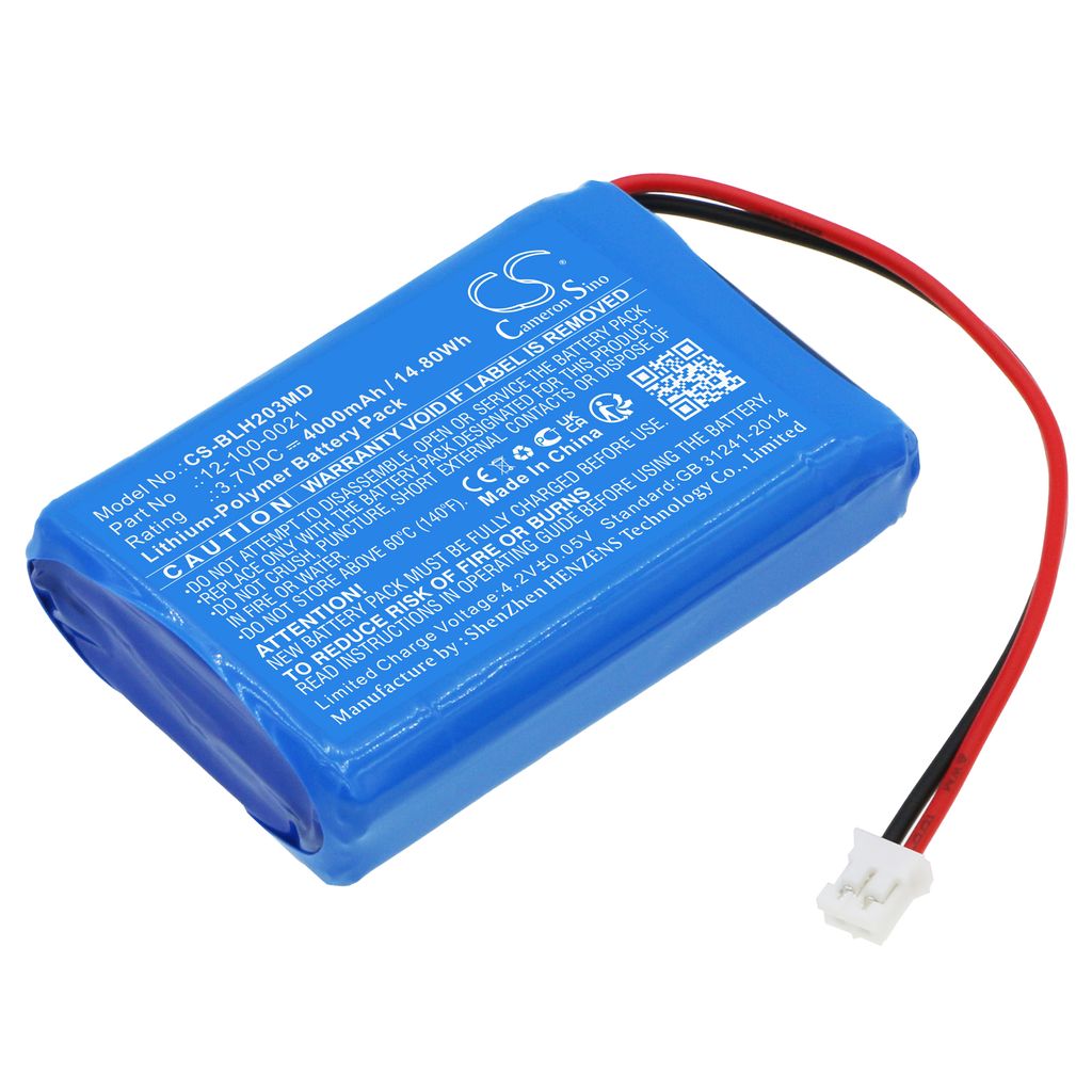Batteri til Biolight 12-100-0021 4000 mAh