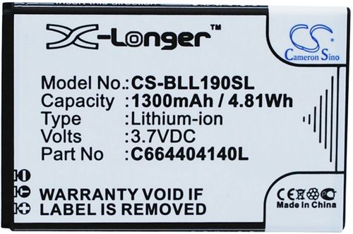 Batteri til BLU C664404140L,C664404140T 1300 mAh