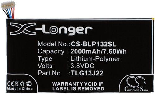 Batteri til BLU TLG13J22 2000 mAh