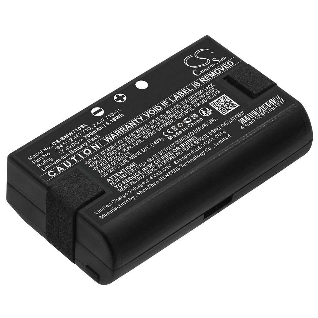 Batteri til BMW 84 10 2 447 710,2 447 710-01 700 mAh
