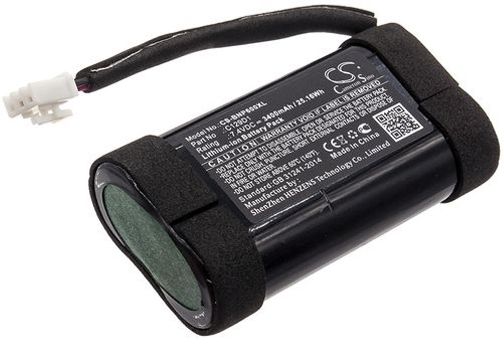 Batteri til Bang & Olufsen C129D1,2INR19/66 3400 mAh