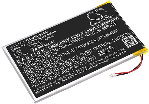 Batteri til Barnes & Noble PR-305084-ST 1500 mAh