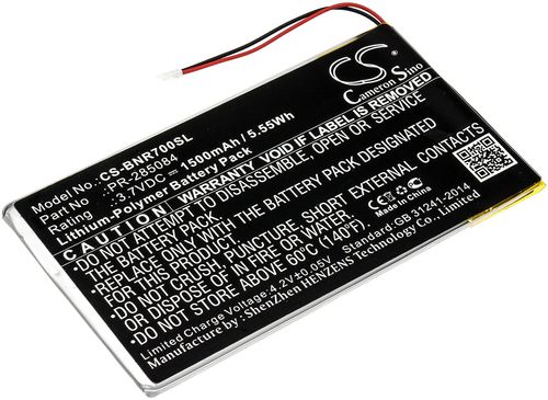 Batteri til Barnes & Noble PR-285084 1500 mAh