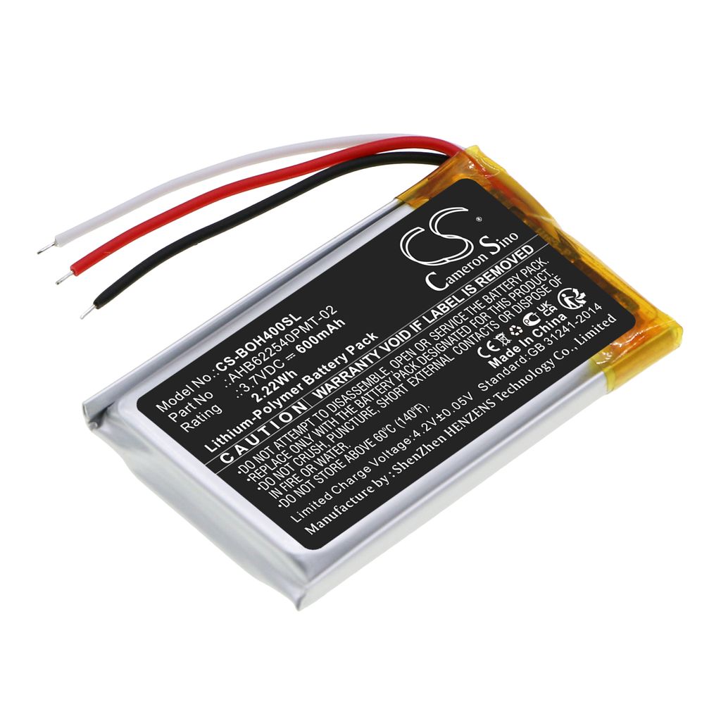 Batteri til Bang & Olufsen AHB622540PMT-02,643826,1643874,BO1643826,BO1643874 600 mAh