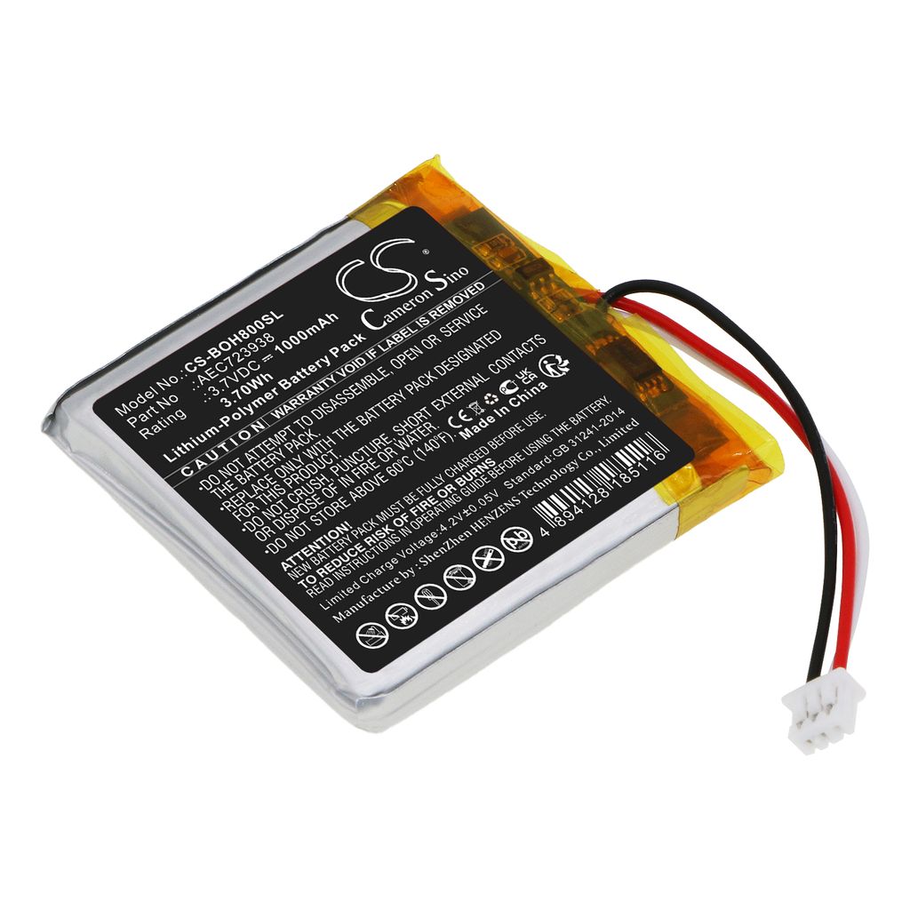 Batteri til Bang & Olufsen AEC723938 1000 mAh