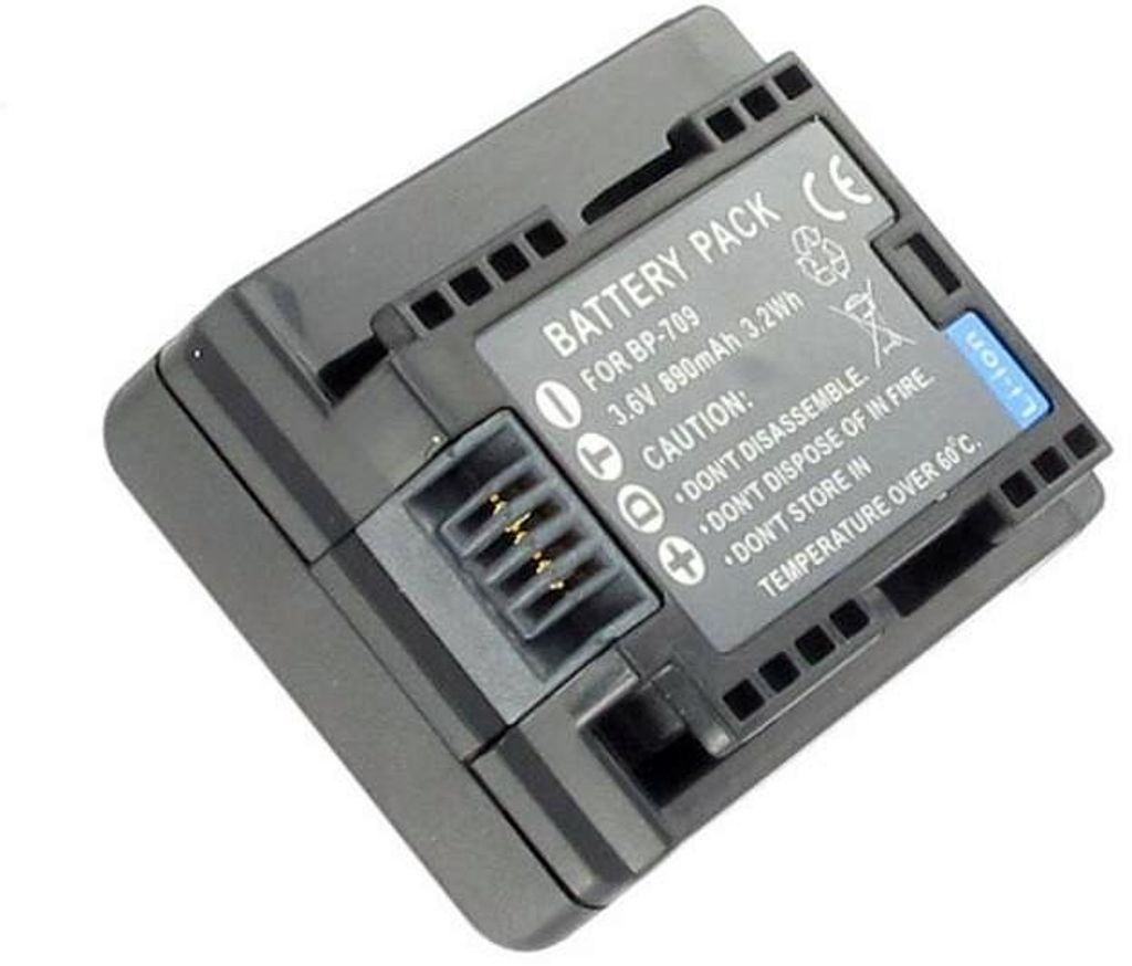 Batteri til Canon BP-709 (890mAh)