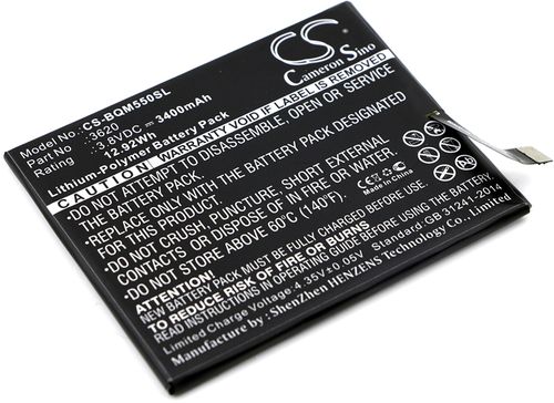 Batteri til BQ 3620 3400 mAh