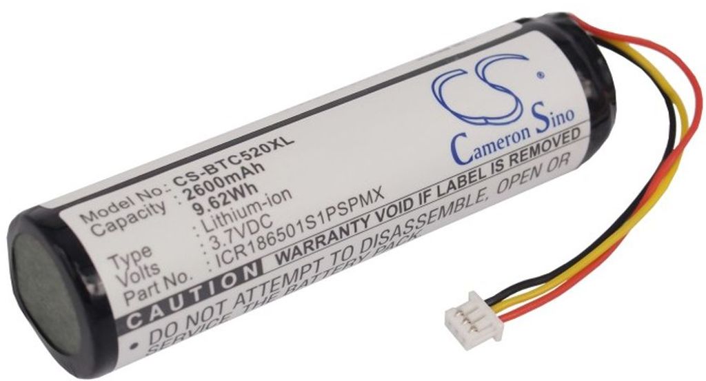 Batteri til Blaupunkt 7612201334,ICR186501S1PSPMX,SDI1865L2401S1PMXZ 2600 mAh