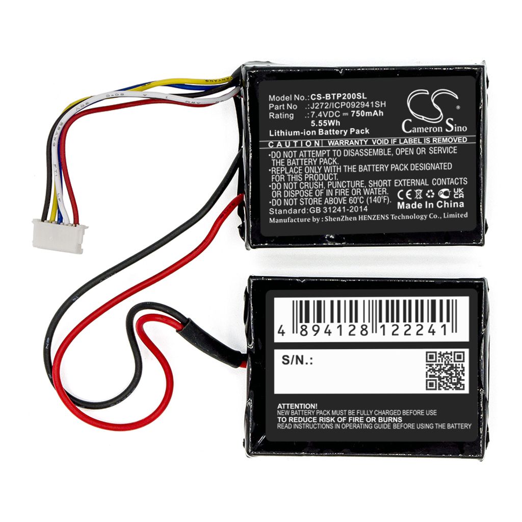 Batteri til Beats J272/ICP092941SH 750 mAh