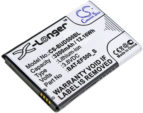 Batteri til BlueBird BAT-EF500_S,BAT-EF50S,BAT-EF50X,BAT-EF50X_E,355040040 3200 mAh