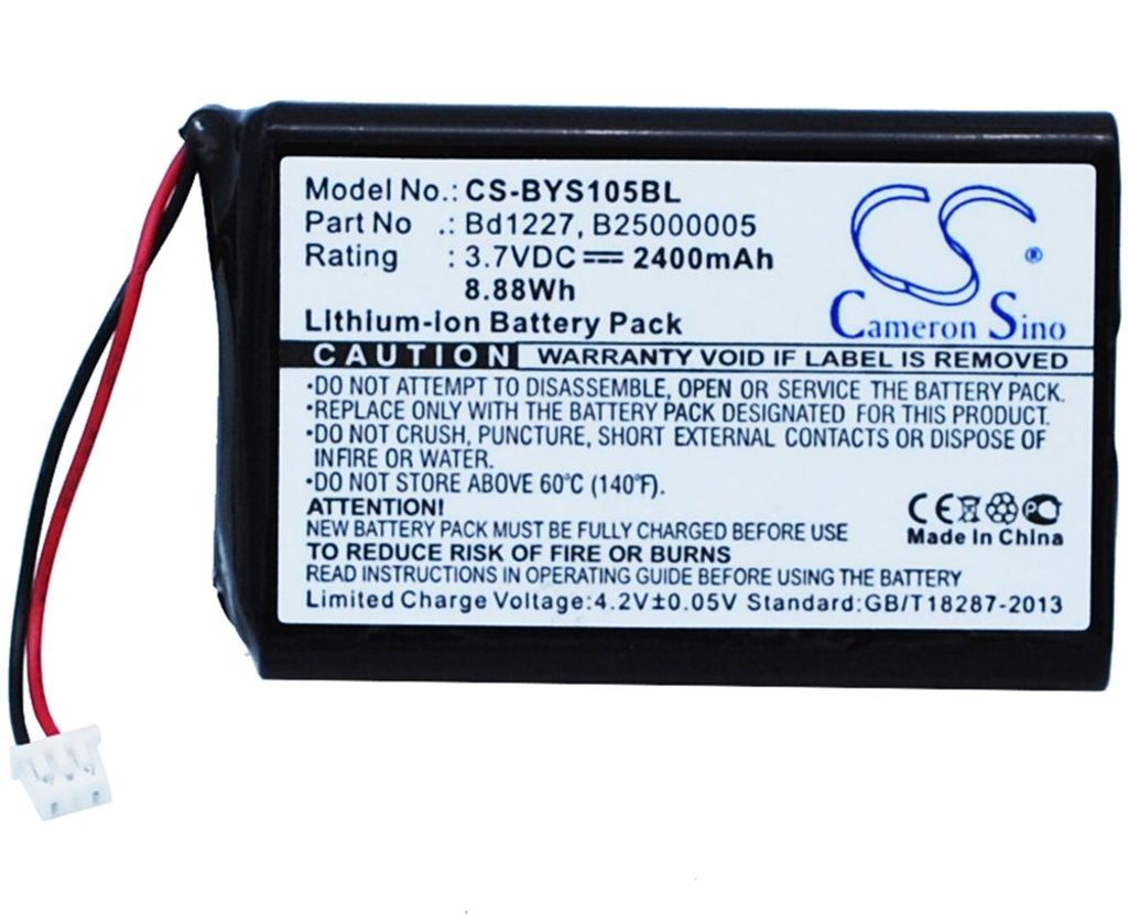 Batteri til Baracoda B25000001 2400 mAh