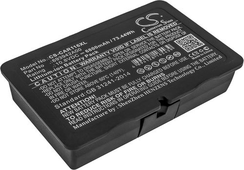 Batteri til Chauvin Arnoux 693942A00 6800 mAh