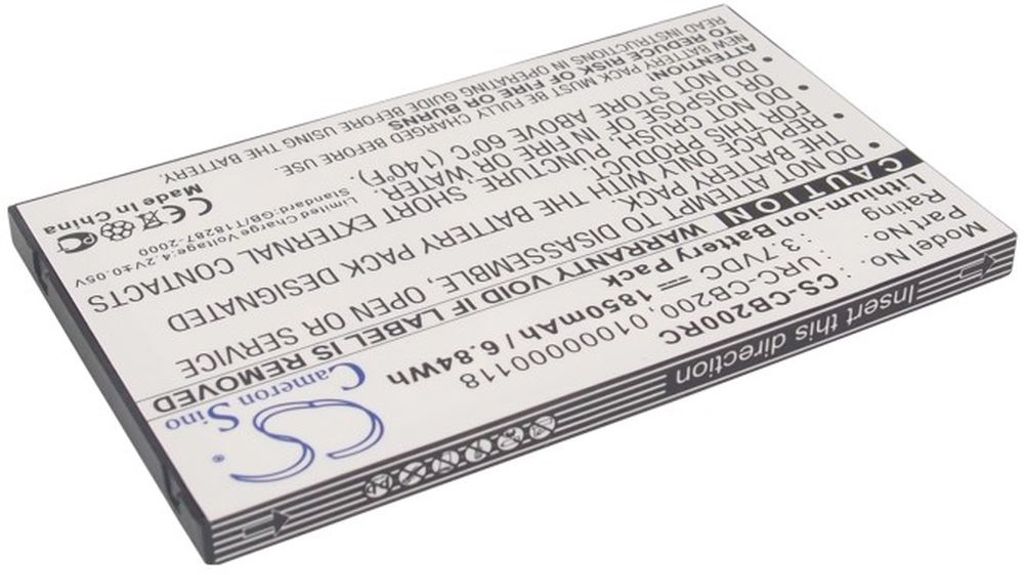 Batteri til Sonos URC-CB200,01000000118 1850 mAh