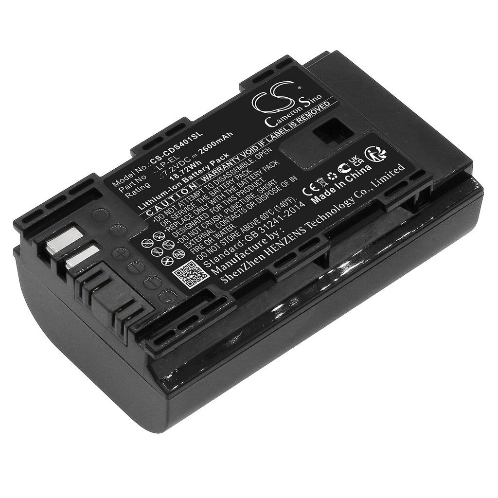 Batteri til Canon LP-EL 2600 mAh