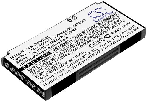 Batteri til Cisco 74-111509-01,E472248,4500044-00 500 mAh