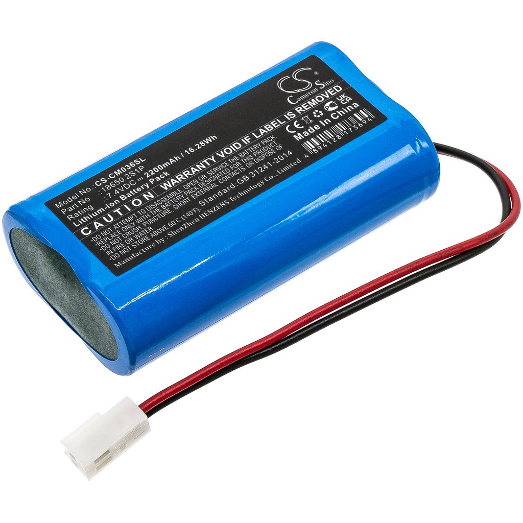 Batteri til Neptolux 175-8002,175-1196C 2200 mAh
