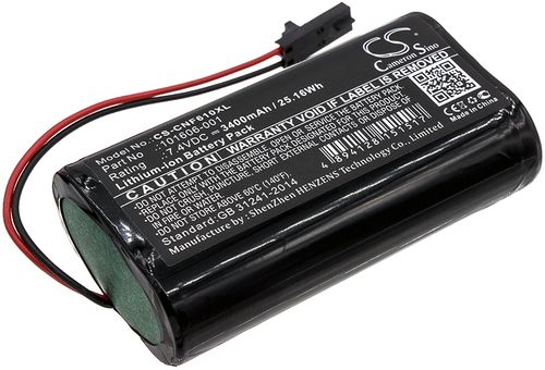 Batteri til ComSonics 101606-001 3400 mAh