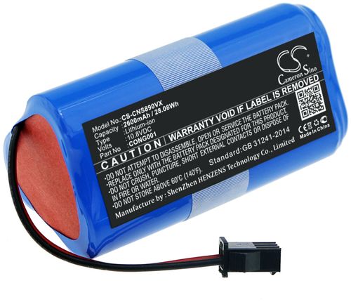 Batteri til Cecotec CONG0001,INR18650M26-3S1P 2600 mAh