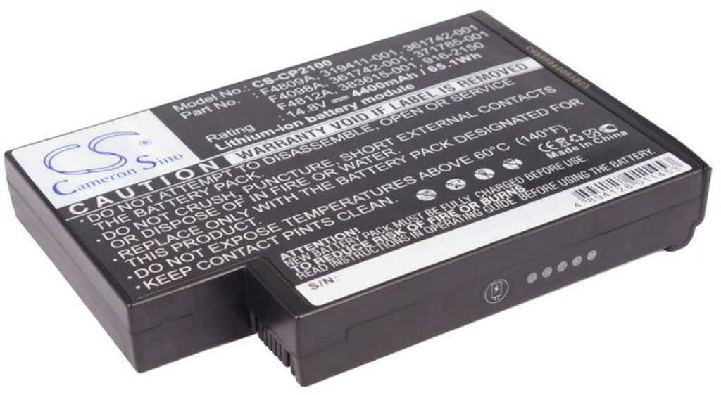 Batteri til Compaq 319411-001,361742-001,F4809A 4400 mAh
