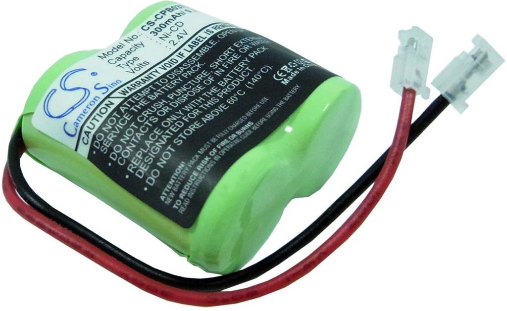 Batteri til Universal 2/3AA x 2 300 mAh