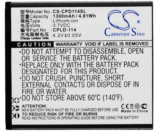 Batteri til Coolpad CPLD-114 1300 mAh
