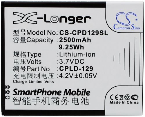 Batteri til Coolpad CPLD-129 2500 mAh