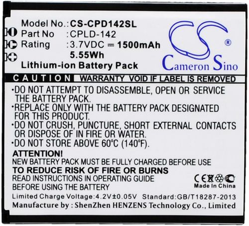 Batteri til Coolpad CPLD-142 1500 mAh