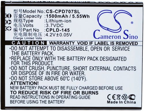 Batteri til Coolpad CPLD-145 1500 mAh
