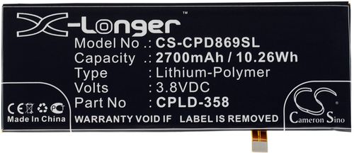 Batteri til Coolpad CPLD-358 2700 mAh