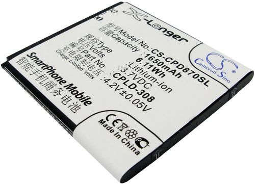 Batteri til Coolpad CPLD-308 1650 mAh