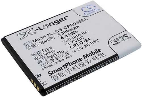 Batteri til Coolpad CPLD-94 1300 mAh