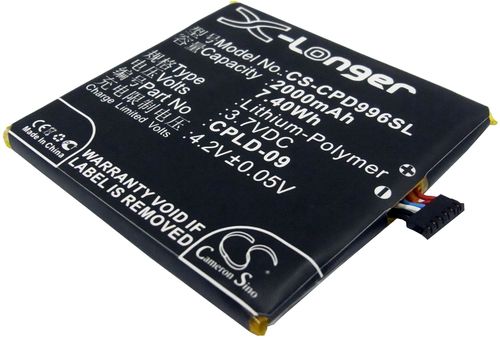Batteri til Coolpad CPLD-09 2000 mAh