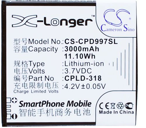 Batteri til Coolpad CPLD-318 3000 mAh