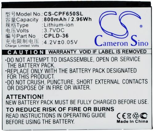 Batteri til Coolpad CPLD-36 800 mAh