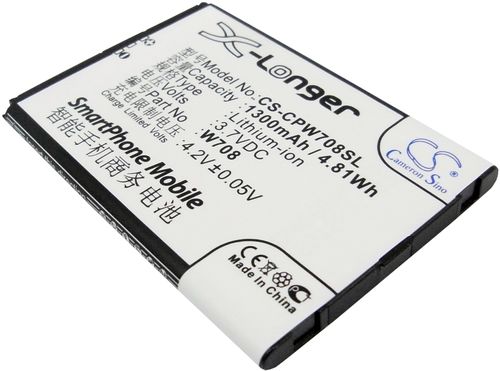 Batteri til Coolpad W708 1300 mAh