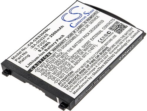 Batteri til CipherLab BA-0092A5,KBRS300X01503,BT-160LA,BA-0093A0 2500 mAh
