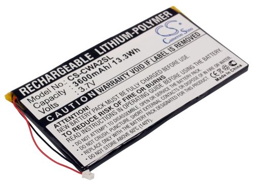 Batteri til Cowon 3600 mAh